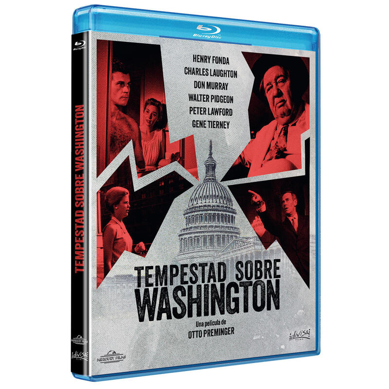 Pelicula Tempestad Sobre Washington - Bd Blu-Ray