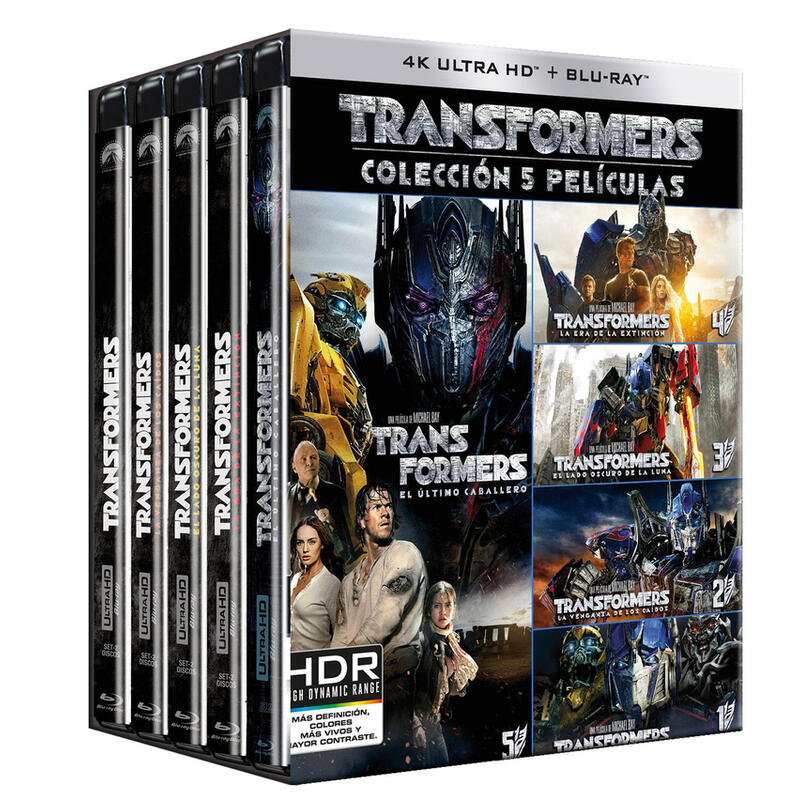Pelicula Transformers (Pack 1-5) Blu-Ray