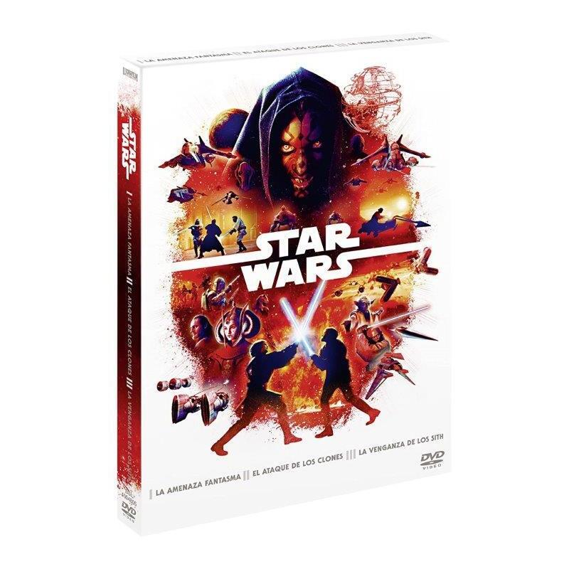 Pelicula Trilogía Star Wars - Episodios 1 A 3 - Dvd Dvd