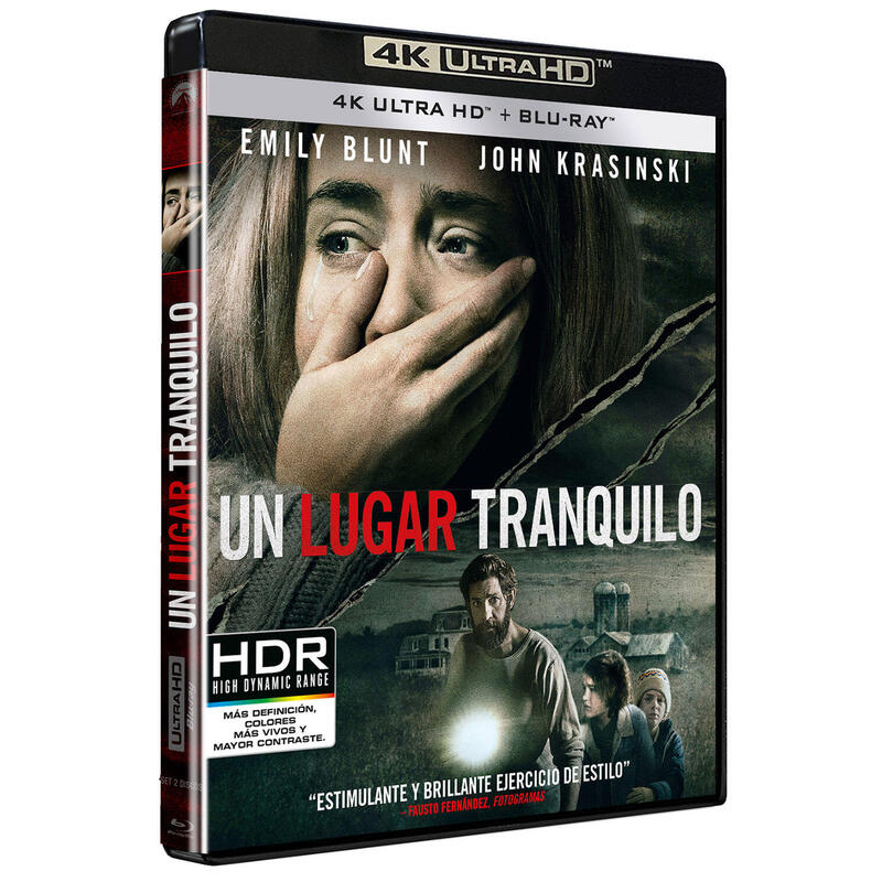 Pelicula Un Lugar Tranquilo Blu-Ray