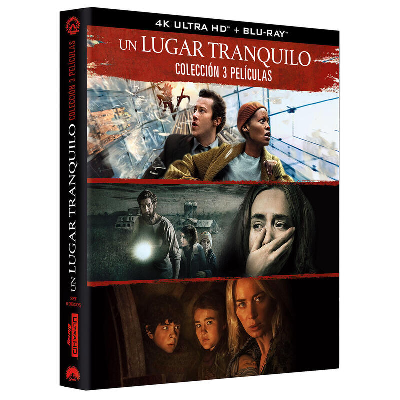 Pelicula Un Lugar Tranquilo (Colección 3 Películas) (4k Uhd) - Bd Blu-Ray