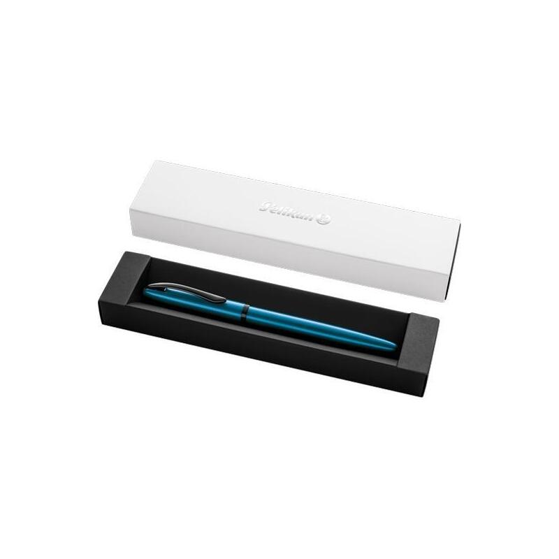 Pelikan Pluma Estilográfica Jazz Noble Elegance M Tinta Azul Color Aguamarina Estuche De Regalo