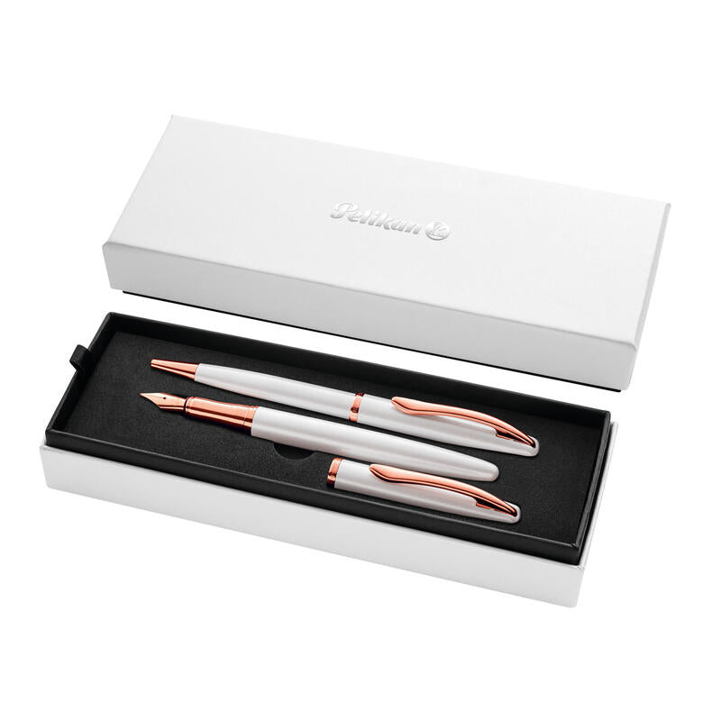 Pelikan Pluma Y Bolígrafo Jazz Noble Elegance Perlmutt W