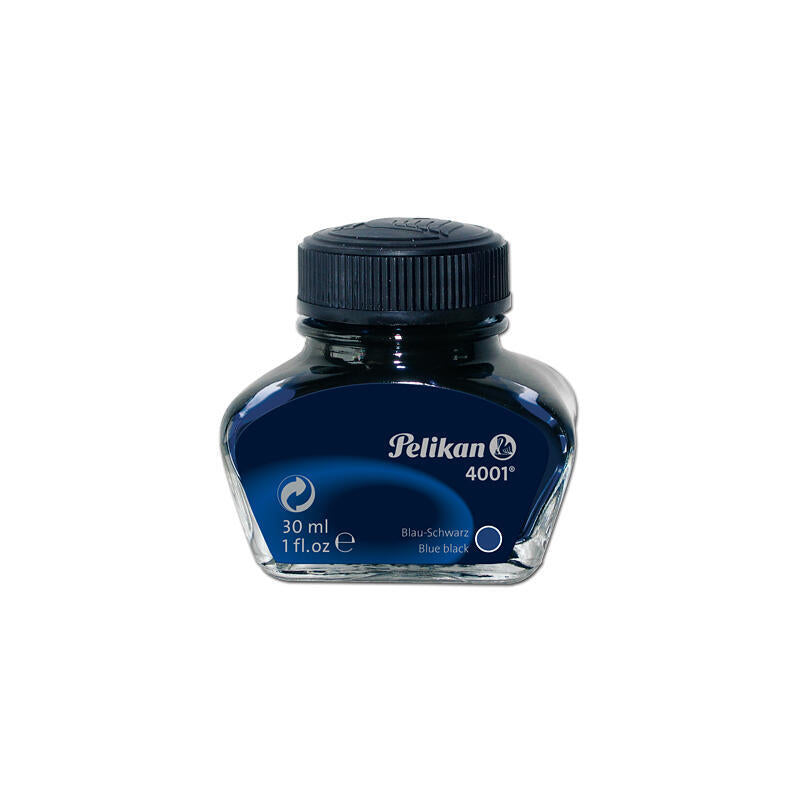 Pelikan Tinta 4001 No.78 - Frasco 30ml - Asegura El Perfecto Funcionamiento De La Estilografica - Color Azul/Negro