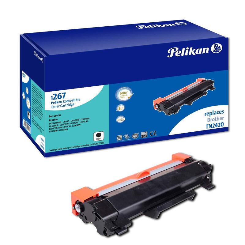 Pelikan Tóner Compatible Para Brother Tn-2420 Negro, 3000 Copias Remanufactured