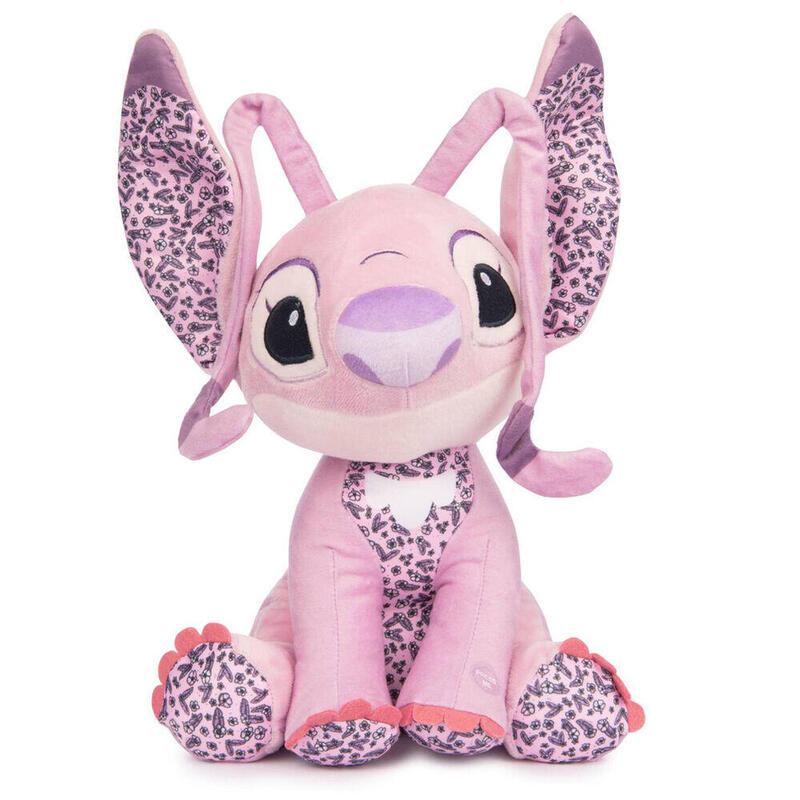Peluche Angel Stitch 100th Anniversary Disney 30cm Sonido