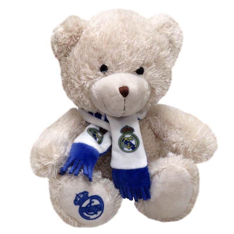 Peluche Osito Bufanda Real Madrid 20cm