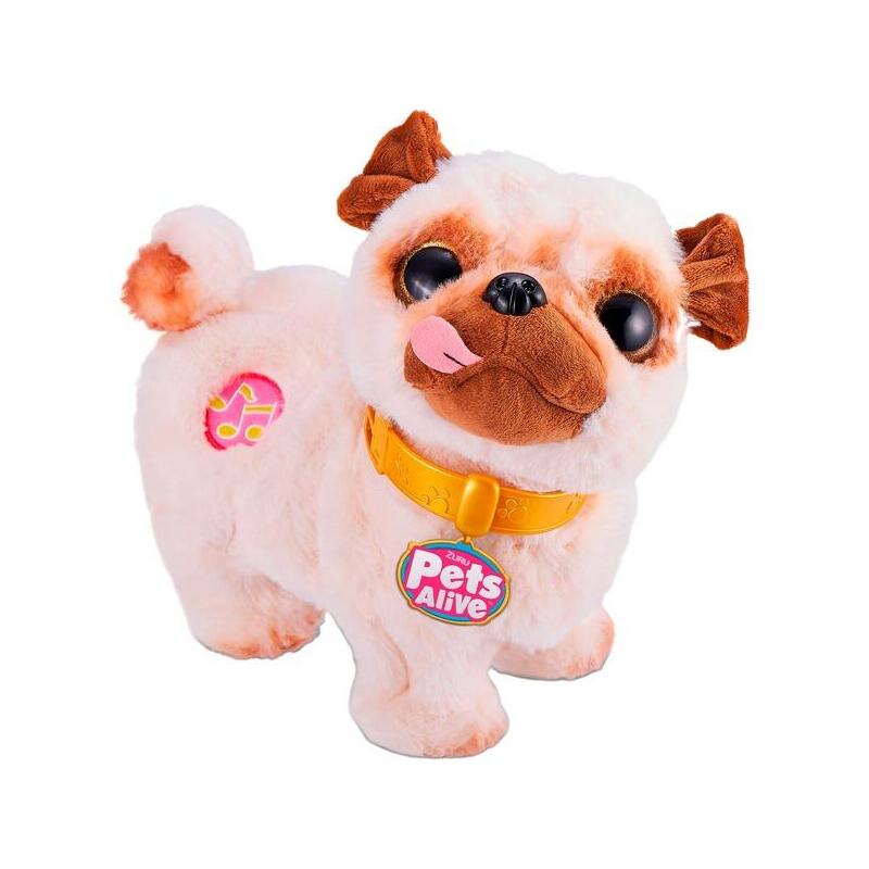 Peluche Zuru Pets Alive Booty Shaking Pups - Pug, 9521