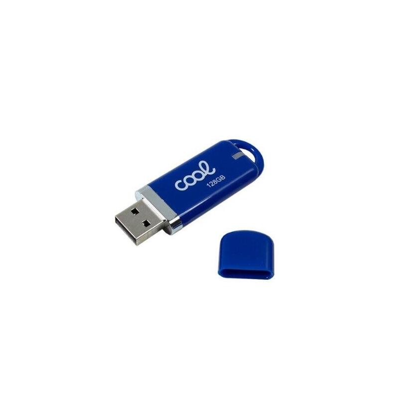 Pendrive 128gb Usb 2.0 Cool Cover Azul