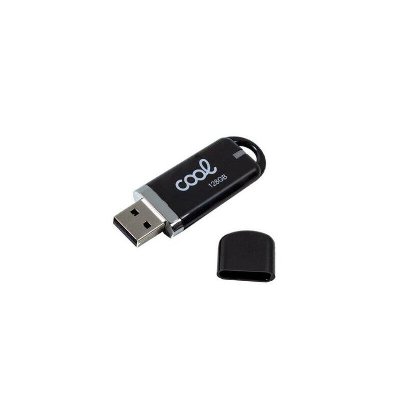 Pendrive 128gb Usb 2.0 Cool Cover Negro