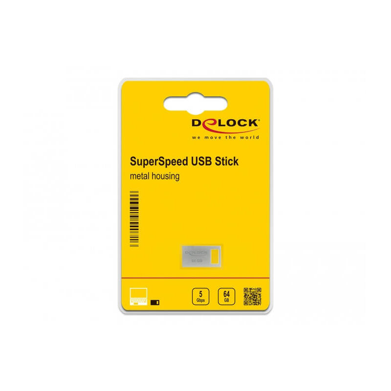 Pendrive Delock Micro 64gb Usb 3.0