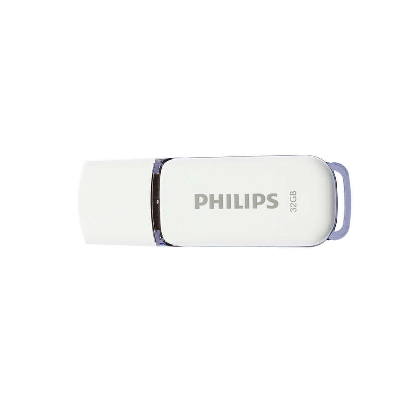 Pendrive Philips 32 Gb, Usb Tipo A, 2.0, Tapa, 8 G, Blanco