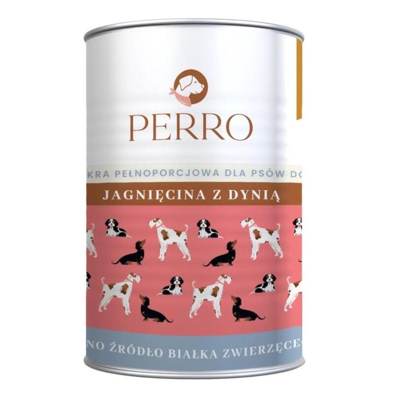 Perro Cordero Con Calabaza - Comida Húmeda Para Perros - 400g
