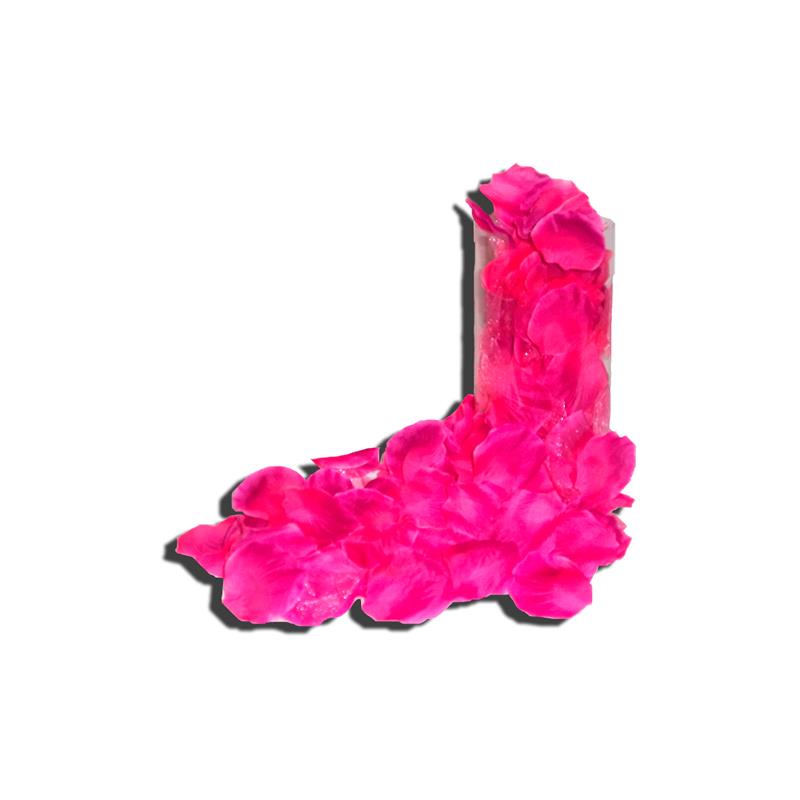 Pétalos De Rosa 120 Unidades Color Púrpura