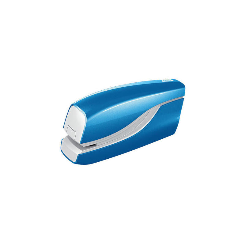 Petrus Wow E-310 Contactless Grapadora Electrica - Hasta 10 Hojas - Grapado Cerrado - Utiliza Grapas Petrus Nº10 - Color Azul