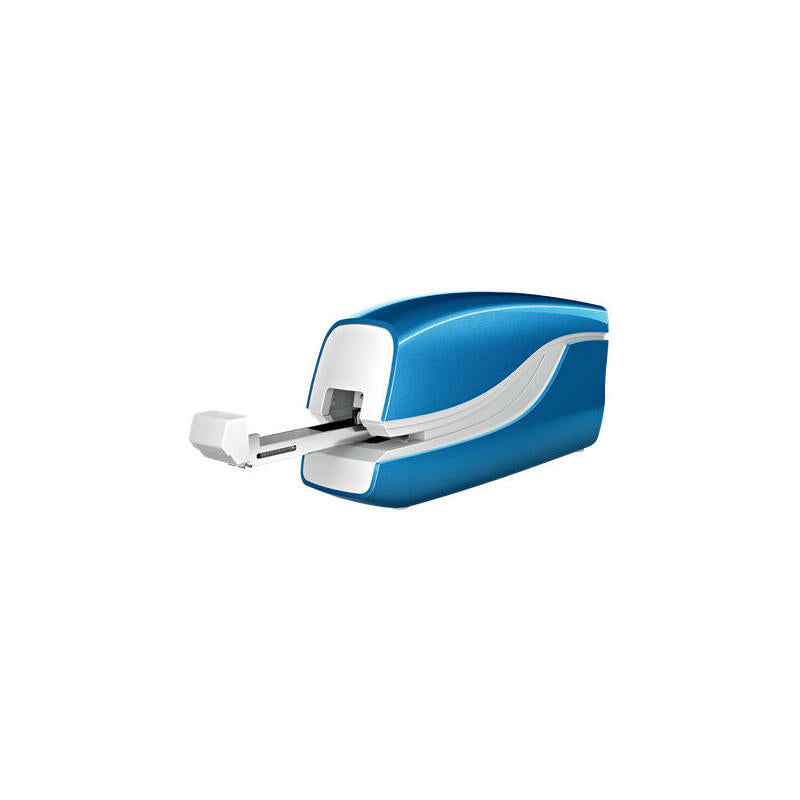 Petrus Wow E-310 Contactless Grapadora Electrica - Hasta 10 Hojas - Grapado Cerrado - Utiliza Grapas Petrus Nº10 - Color Azul