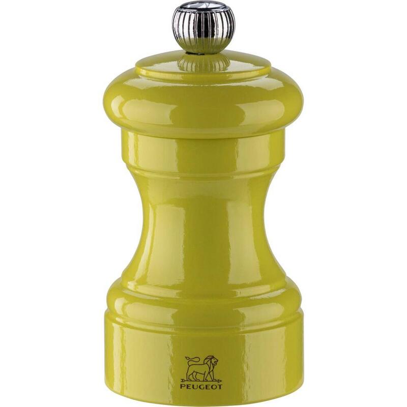 Peugeot Bistro Pepper Mill 10 Cm Pistachio Lacquered Wood