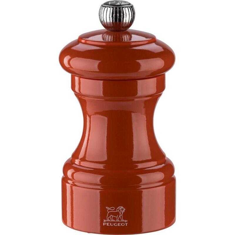 Peugeot Bistro Pfeffermühle 10 Cm Terrakotta Lackiert Holz