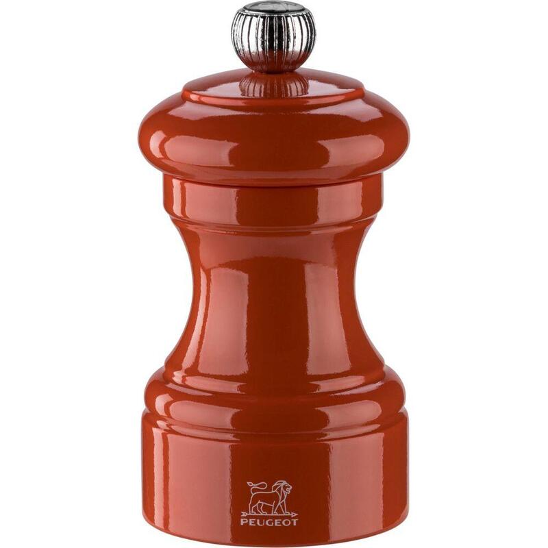 Peugeot Bistro Salt Mill 10 Cm Terracotta Painted Wood
