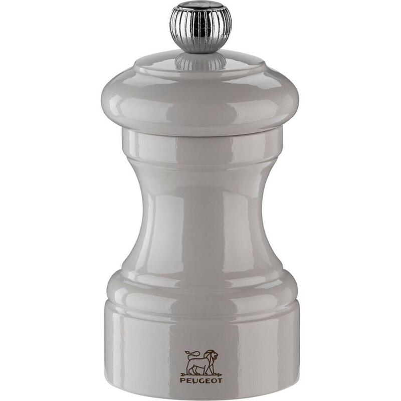 Peugeot Bistro Salzmühle 10 Cm Perlgrau Lackiertes Holz
