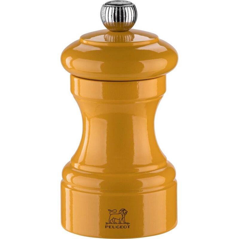 Peugeot Bistrorama Salzmühle 10 Cm Safrangelb Lackiertes Holz