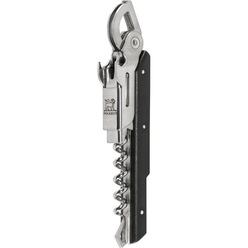 Peugeot Clavelin Sommelier Korkenzieher 14cm Black/Abs
