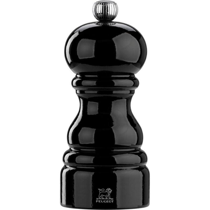 Peugeot Paris Pfeffermühle 12 Cm Buchenholz Schwarz Lackiert