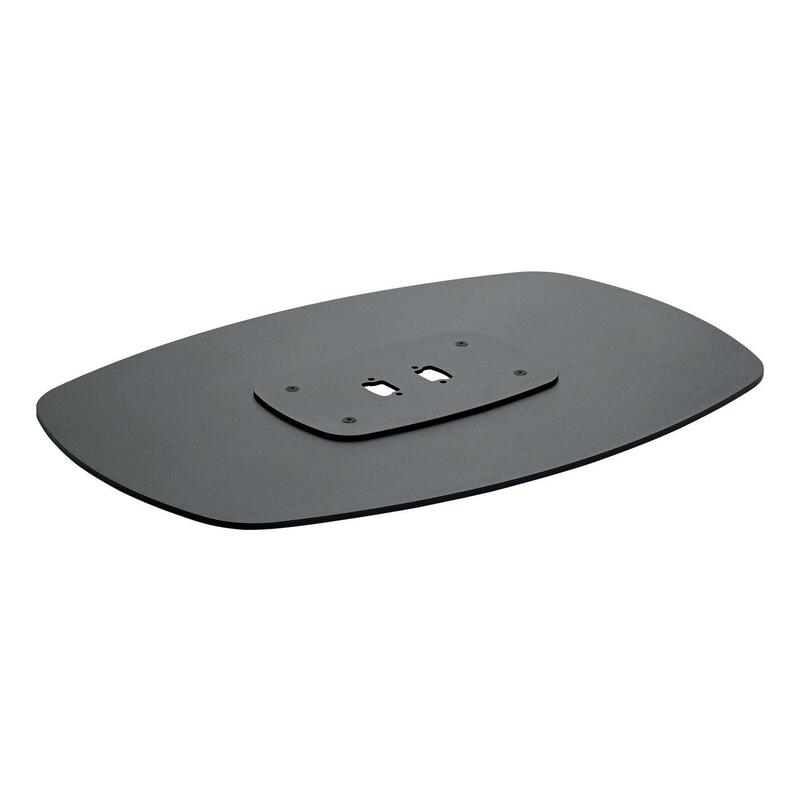 Pff 7040 Floor Plate Back To Back Large Black