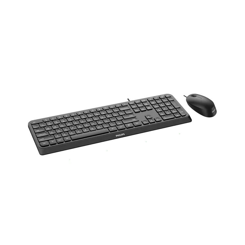 Philips 2000 Series Spt6207b/21 Teclado Ratón Incluido Usb Qwerty Inglés Negro