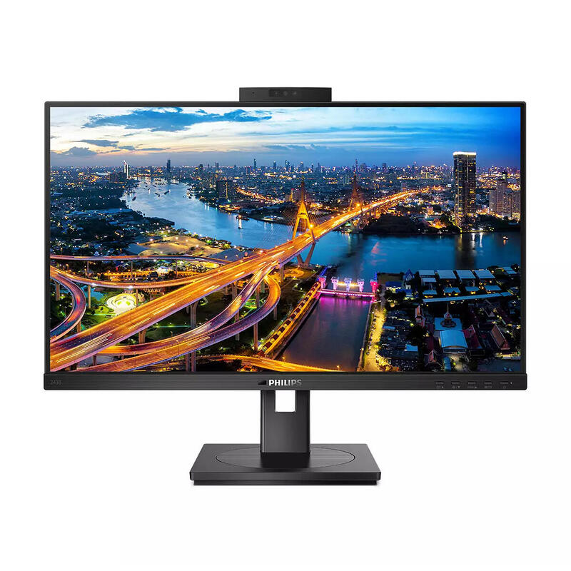 Philips B Line 243b1jh Monitor Led 24" (23.8" Visible) 1920 X 1080 Full Hd (1080p) @ 75 Hz Ips 250 Cd/M² 1000:1 4 Ms Hdmi Displayport Usb-C Altavoces Negro Textura