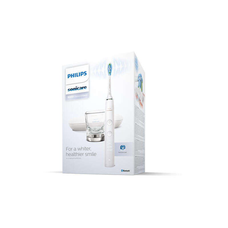 Philips Diamondclean Cepillo De Dientes Elã©Ctrico Hx9911/27 Recargable, Para Adultos, Nãºmero De Cabezales De Cepillo Incluidos 1, Nãºmero De Modos De Cepillado De Dientes 4, TecnologãA Sã³nica, Blanco