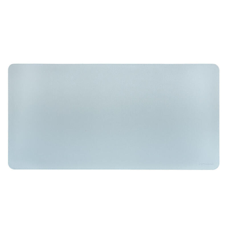 Phoenix Matepad Alfombrilla Pu 80 X 40 Cm Antideslizante Impermeable Materal Simil Cuero Azul - Gris