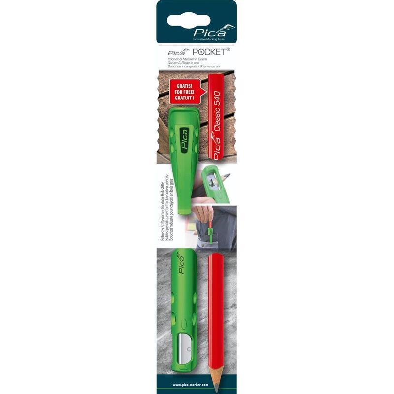Pica Pocket With 1 Carpenter'S Pencil 24cm