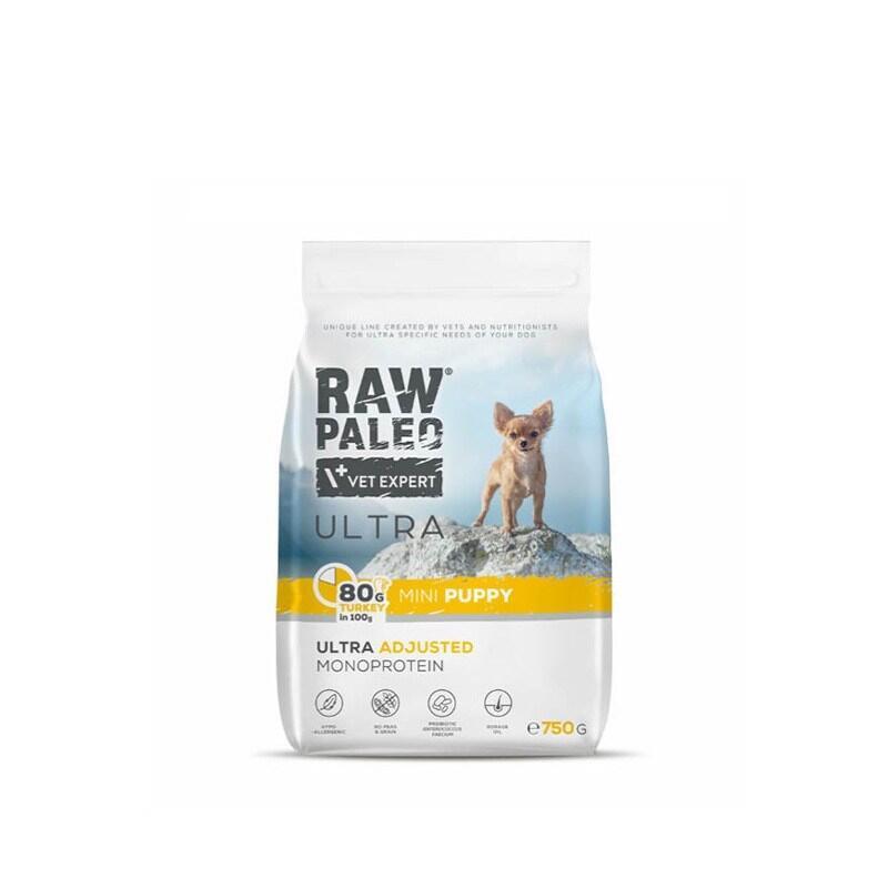 Pienso Para Cachorros Raw Paleo Ultra Mini Puppy Pavo 750 G