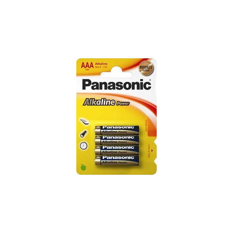 Pilas Panasonic Alcalinas Lr03 Aaa B/4ud Panasonic Alkaline Power