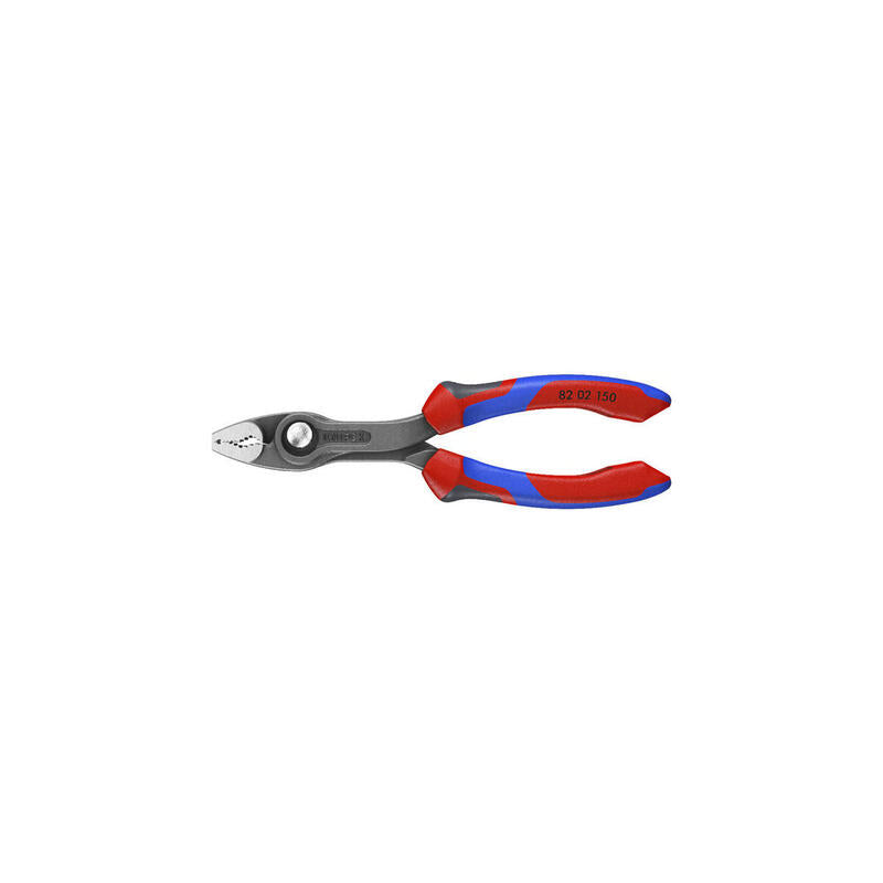 Pinza Frontal Knipex Twingrip 82 02 150 Rojo/Azul, Longitud 150 Mm 82 02 150