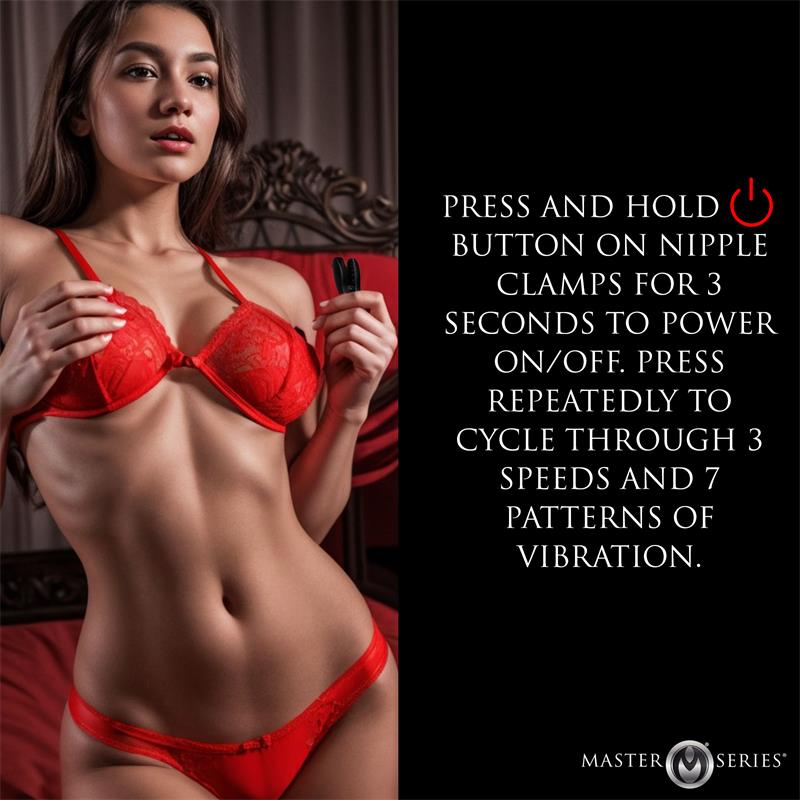 Pinzas Para Pezones Con Vibración