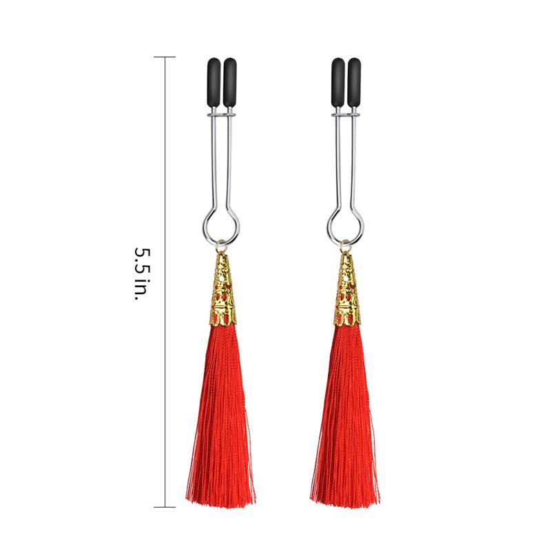 Pinzas Para Pezones Rojo