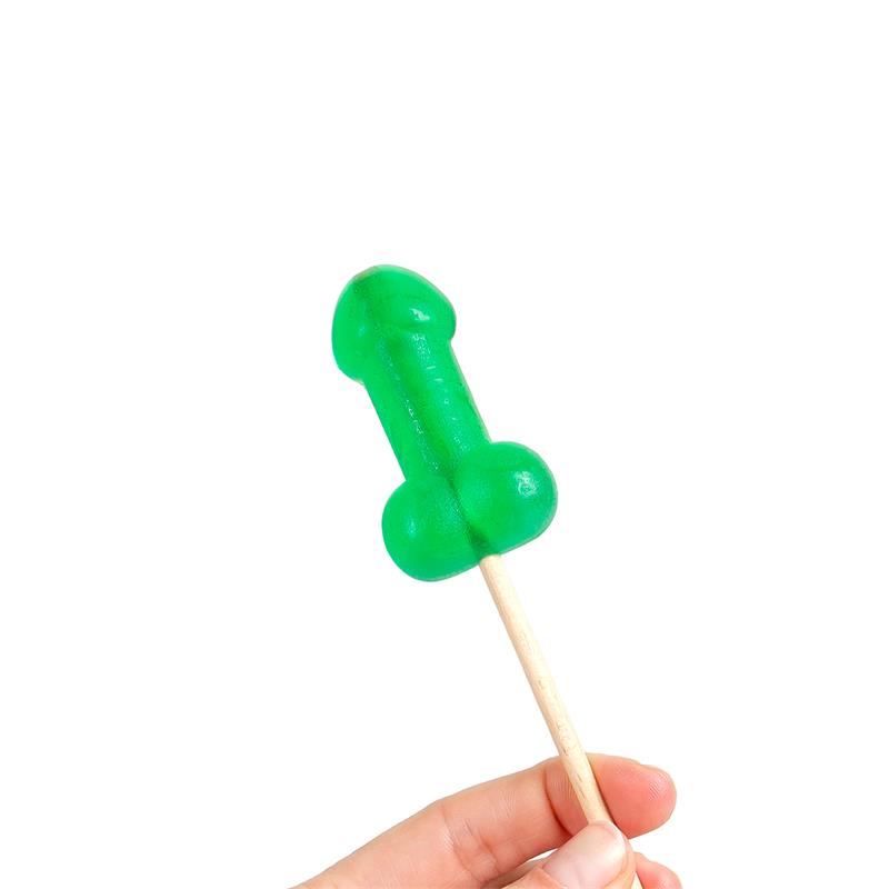 Secretplay - Piruleta Pene Caramelo Menta Con Efecto Frío