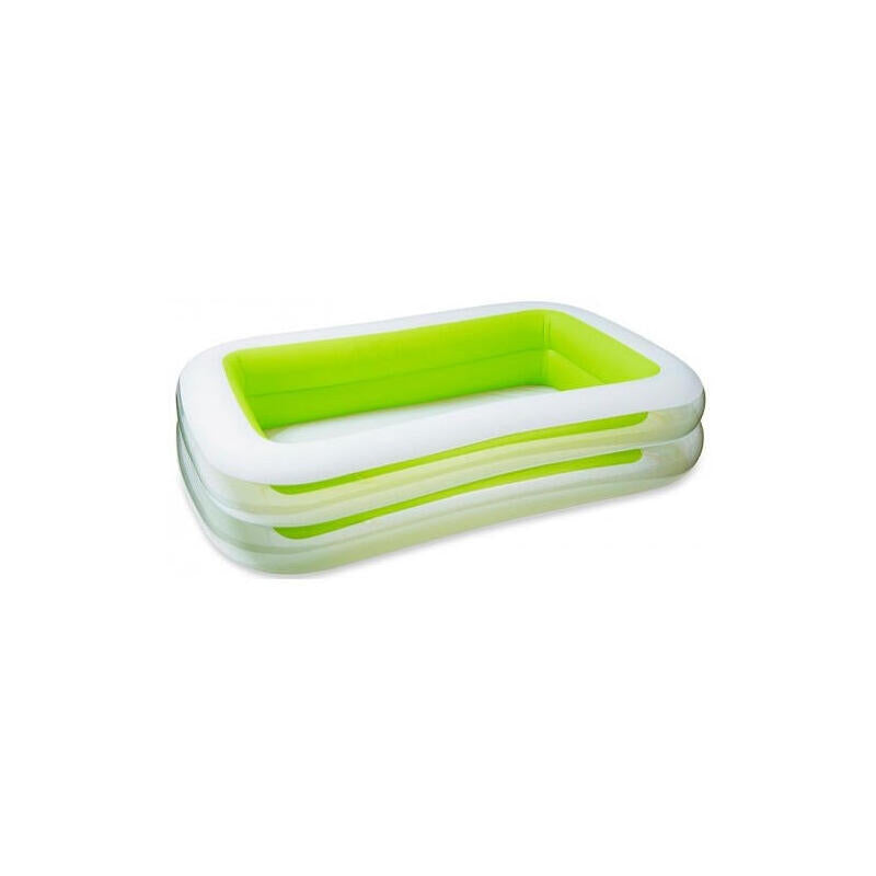 Piscina Rectangular 2 Aros 262x175x56cm 2 Cámaras De Aire. Intex