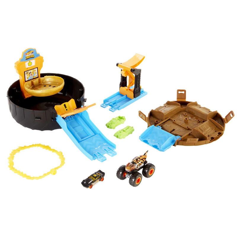 Pista De Carreras Hot Wheels Monster Trucks Stunt Tire Playset