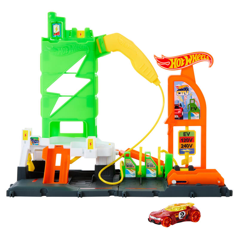 Pista Super Estacion De Gasolinera Hot Wheels
