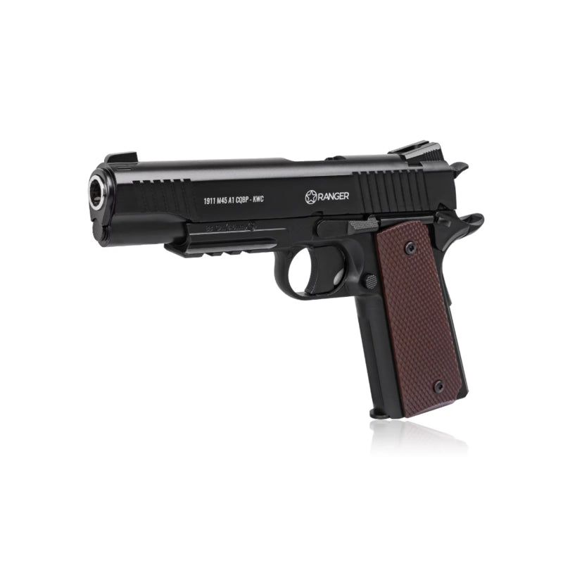 Pistola De Aire Comprimido Ranger 1911 M45a1 Cqbp K.4,5bbs 21 Disparos Metal Slide Kwc