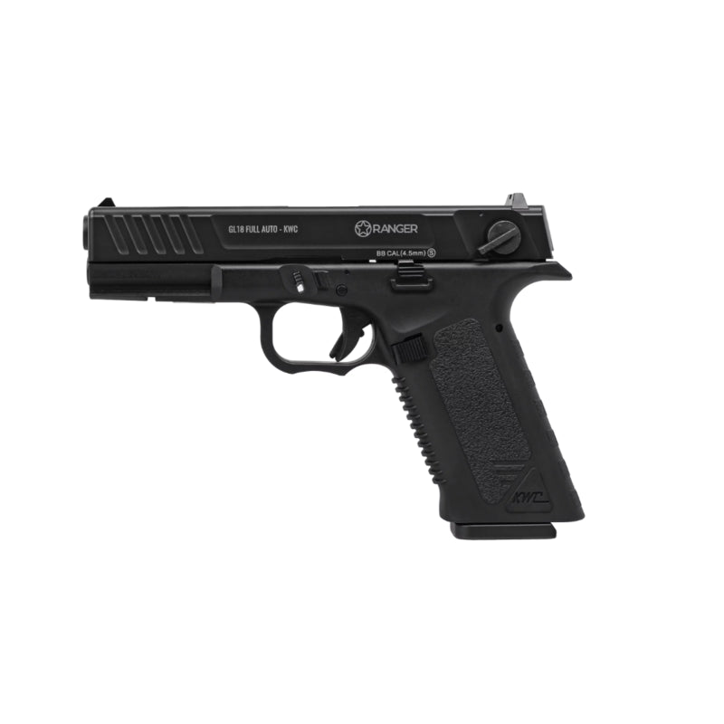 Pistola De Aire Comprimido Ranger Gl18 Full Auto Blowback Kal.4.5 Bbs 18-Shots Kwc