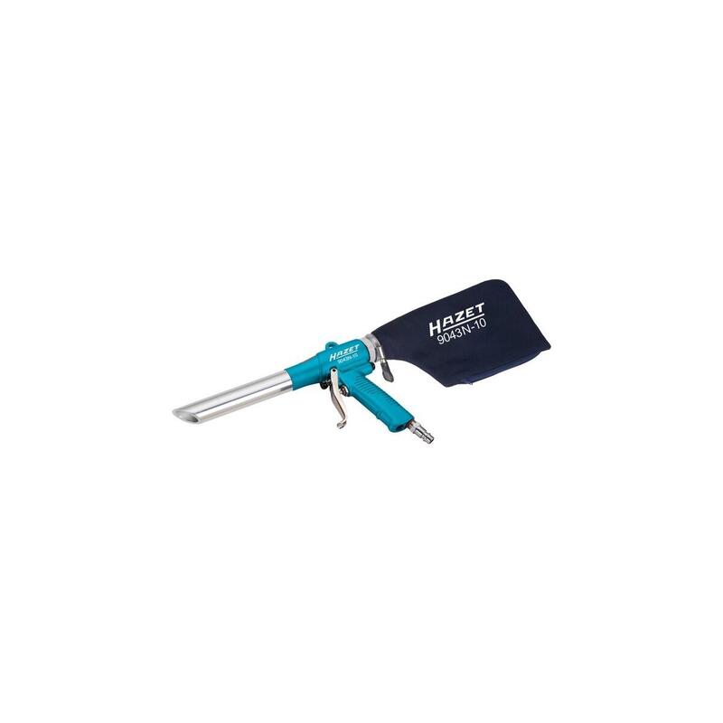 Pistola De Aspiración/Soplado Hazet 9043 N-10, Herramienta De Soplado Azul, Con Interruptor De Una Mano 9043n-10