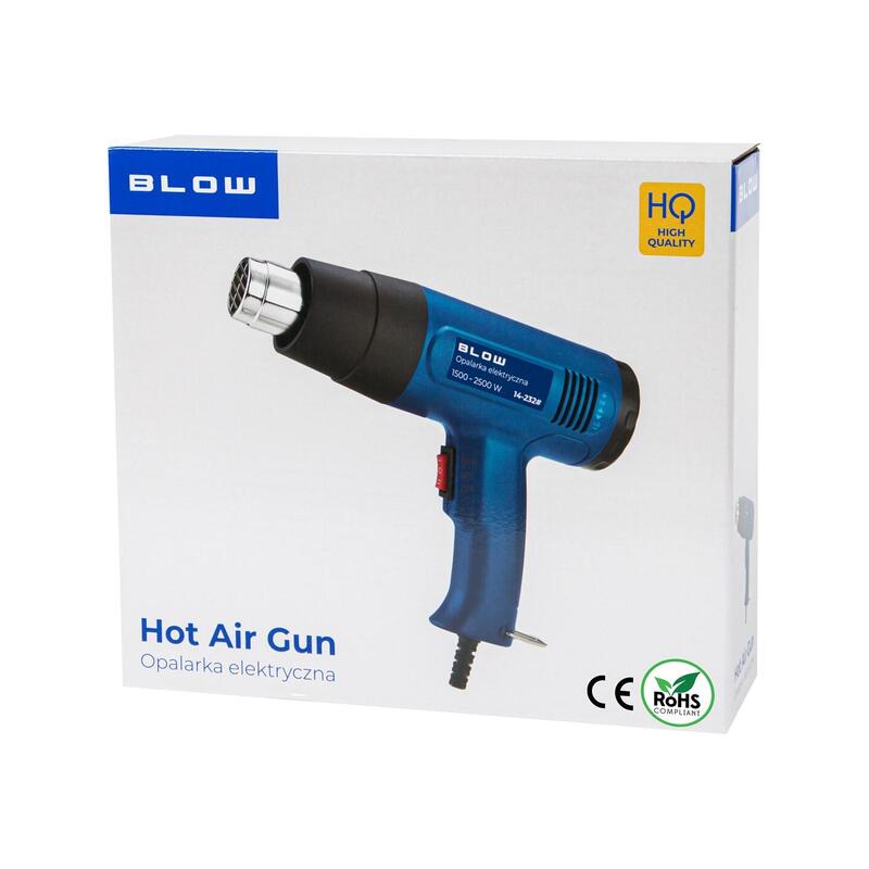 Pistola De Calor Eléctrica 1500 / 2500w 300 - 650°C Soplado