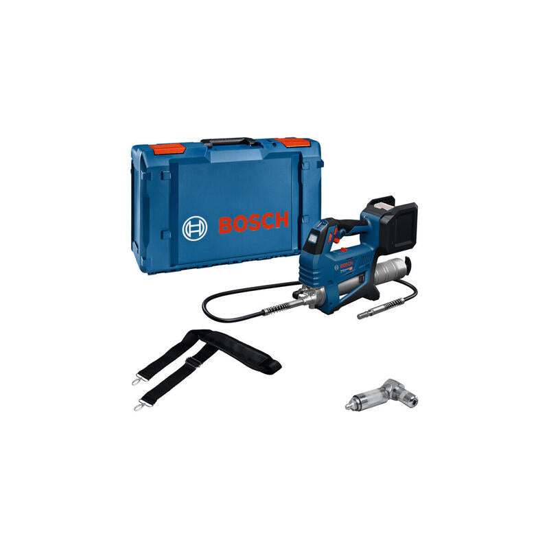 Pistola Engrasadora Inalámbrica Bosch Professional Gfp 18v-10 Professional Solo, 18 Voltios Azul/Negro, Sin Batería Ni Cargador, En Xl-Boxx 06019n6001