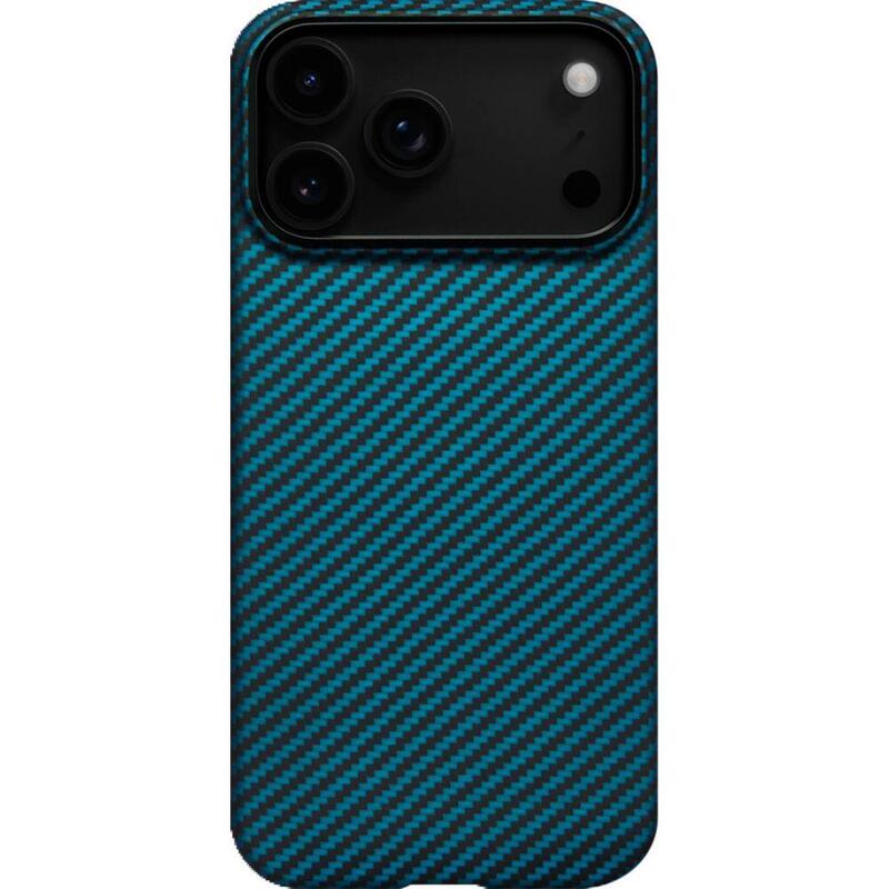 Pitaka Ultra-Slim Case For Iphone 17 Pro Blue/Grey Twill
