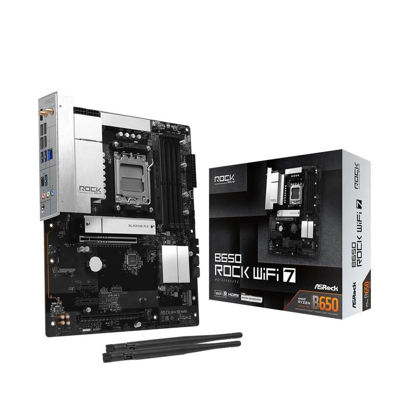 Placa Base Asrock B650 Rock Wifi Amd Am5 90-Mxbuy0-A0uayz Retail