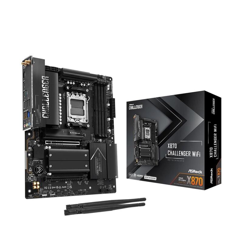 Placa Base Asrock X870 Challenger Wifi7 Ddr5 Am5 Retail